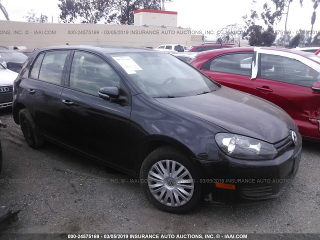 WVWDB7AJ6CW008679 - 2012 VOLKSWAGEN GOLF 黑色 照片 1