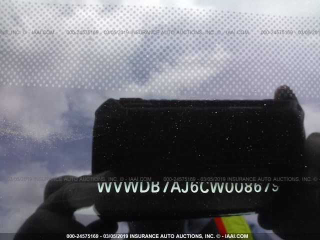 WVWDB7AJ6CW008679 - 2012 VOLKSWAGEN GOLF 黑色 照片 9