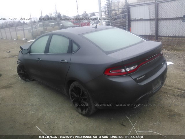 1C3CDFGB0GD816287 - 2016 DODGE DART GT SPORT GRAY photo 3