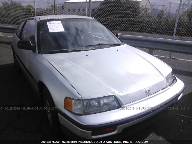 JHMED8353JS029173 - 1988 HONDA CIVIC CRX DX SILVER photo 1