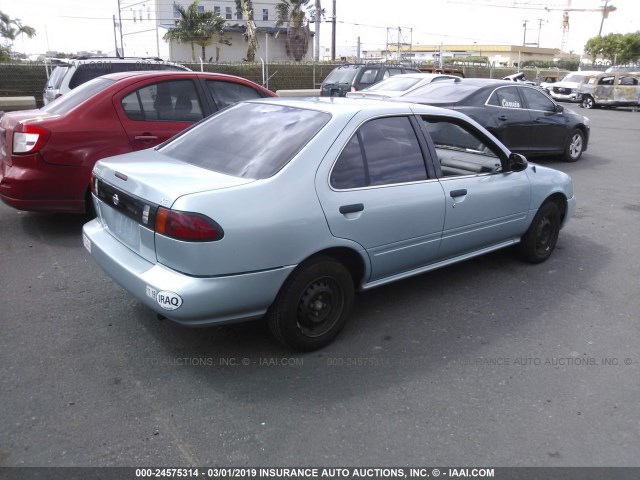 1N4AB41D1VC737372 - 1997 NISSAN SENTRA XE/GXE/GLE/BASE Light Blue photo 4