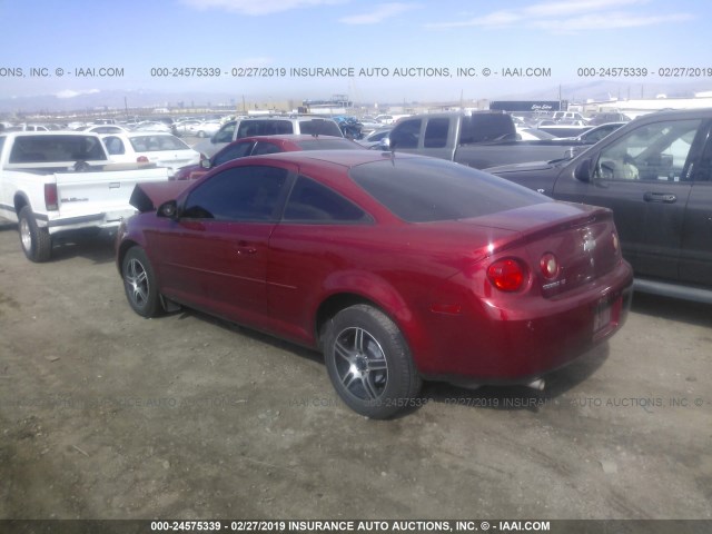 1G1AD1F51A7132445 - 2010 CHEVROLET COBALT 1LT RED photo 3