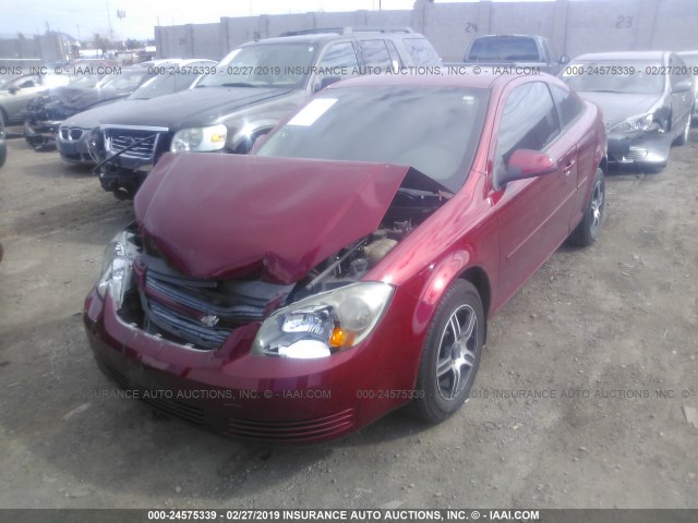 1G1AD1F51A7132445 - 2010 CHEVROLET COBALT 1LT RED photo 6