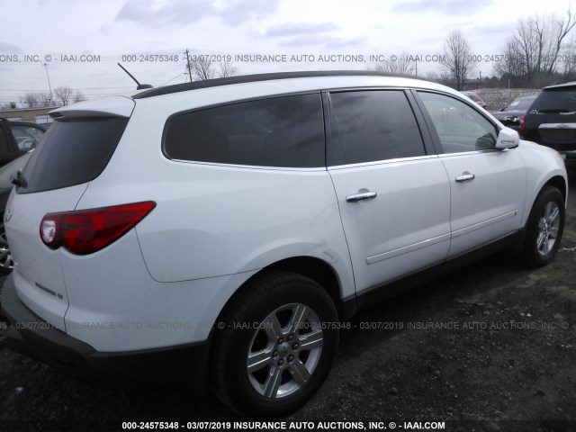 1GNLRGED9AS130377 - 2010 CHEVROLET TRAVERSE LT თეთრი ფოტო 4