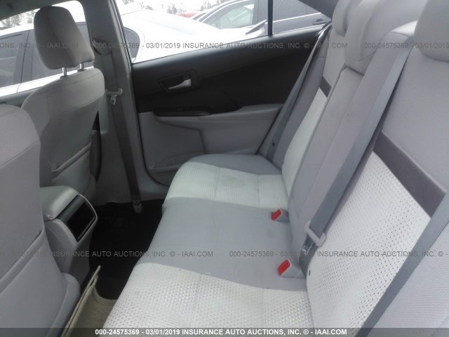 4T1BF1FKXEU403968 - 2014 TOYOTA CAMRY L/SE/LE/XLE 银色 照片 8