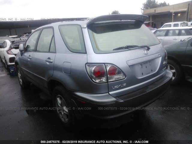 JTJHF10U810173693 - 2001 LEXUS RX 300 SILVER photo 3