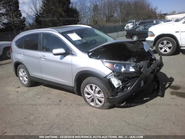 2HKRM4H74CH632866 - 2012 HONDA CR-V EXL SILVER photo 1