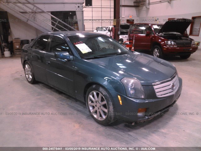 1G6DP577060157049 - 2006 CADILLAC CTS HI FEATURE V6 BLUE photo 1