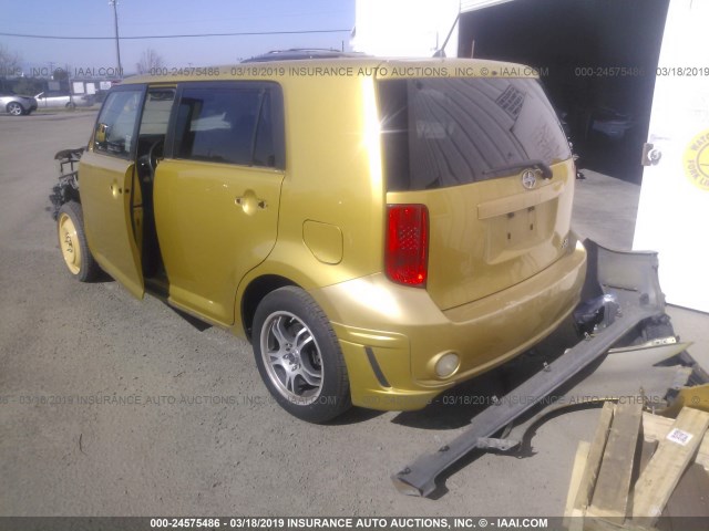 JTLKE50E381057662 - 2008 TOYOTA SCION XB 金色 照片 3