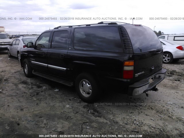 3GKEC16Z33G172293 - 2003 GMC YUKON XL C1500 BLACK photo 3