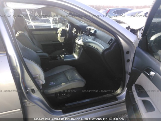 JNKBY01E96M206896 - 2006 INFINITI M45 SPORT SILVER photo 5