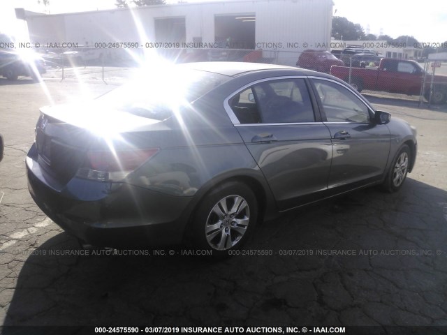 1HGCP26438A158953 - 2008 HONDA ACCORD LXP GRAY photo 4