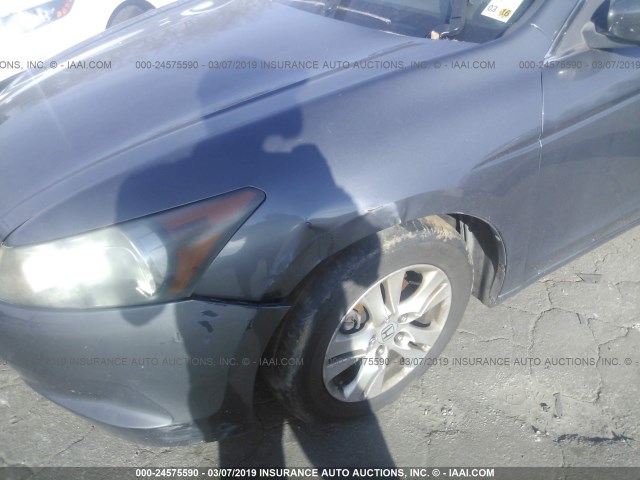 1HGCP26438A158953 - 2008 HONDA ACCORD LXP GRAY photo 6