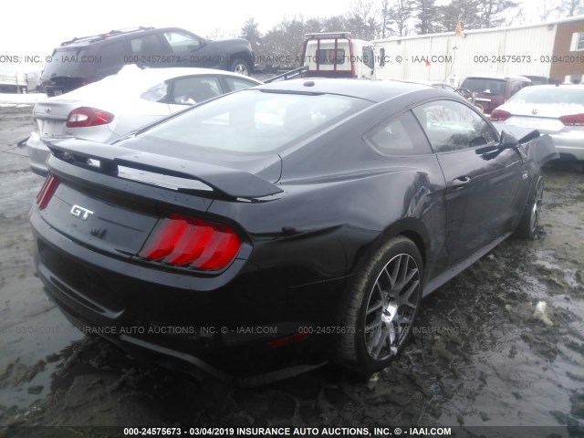 1FA6P8CF1J5112451 - 2018 FORD MUSTANG GT BLACK photo 4