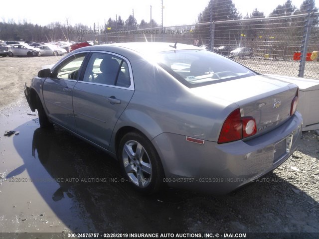 1G1ZH57B884184248 - 2008 CHEVROLET MALIBU 1LT GRAY photo 3