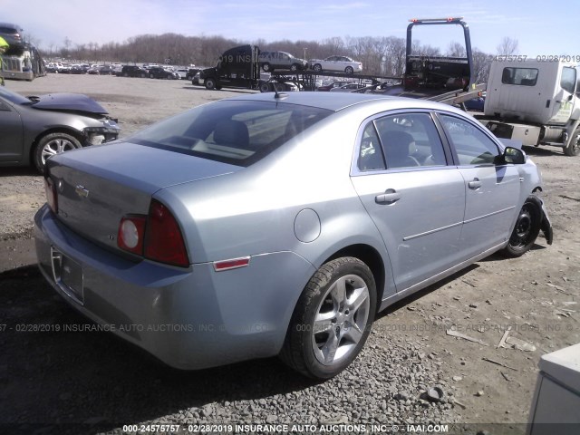 1G1ZH57B884184248 - 2008 CHEVROLET MALIBU 1LT GRAY photo 4