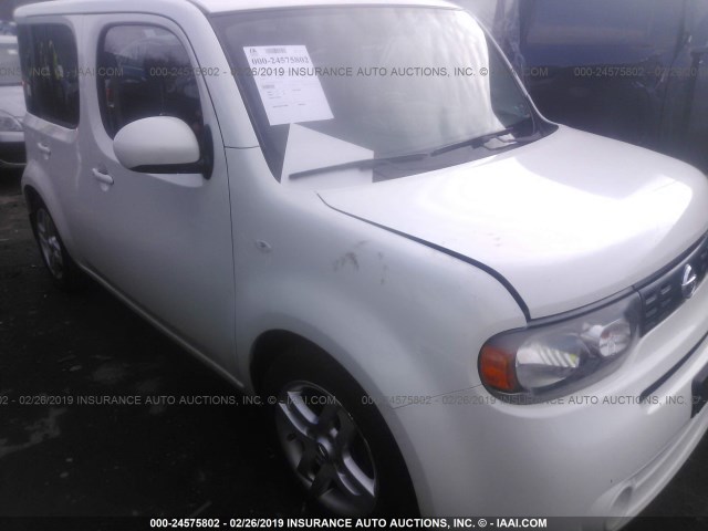 JN8AZ28R69T114576 - 2009 NISSAN CUBE S/SL WHITE photo 1