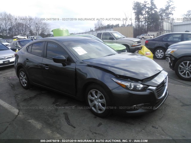 3MZBN1U73HM125152 - 2017 MAZDA 3 SPORT GRAY photo 1