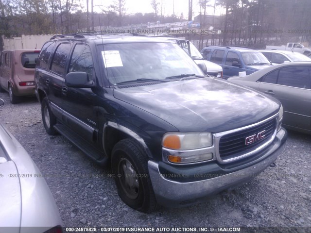 1GKEC13TX1J231366 - 2001 GMC YUKON GREEN photo 1