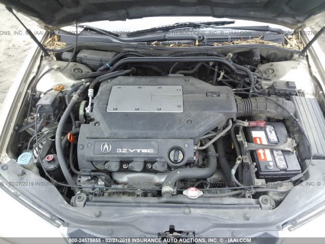 19UUA56783A074475 - 2003 ACURA 3.2TL GOLD photo 10