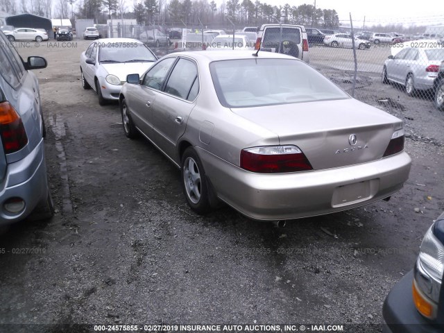 19UUA56783A074475 - 2003 ACURA 3.2TL GOLD photo 3