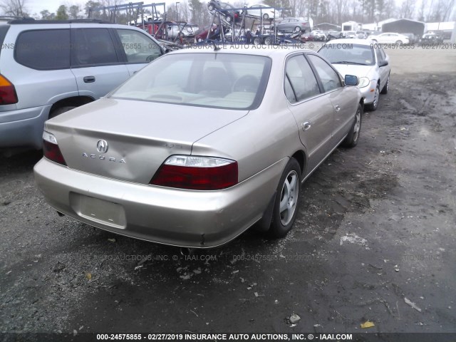 19UUA56783A074475 - 2003 ACURA 3.2TL GOLD photo 4