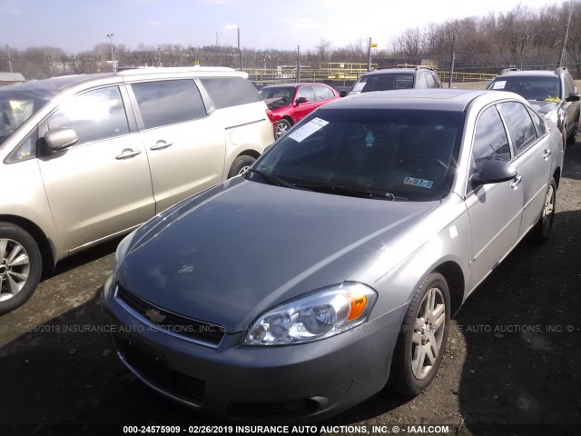 2G1WU58R879215391 - 2007 CHEVROLET IMPALA LTZ GRAY photo 2