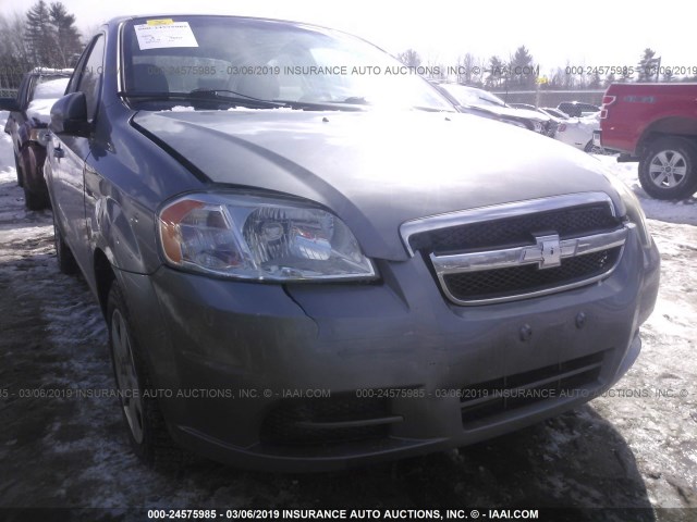 KL1TD5DE7BB242707 - 2011 CHEVROLET AVEO LS/LT ნაცრისფერი ფოტო 6