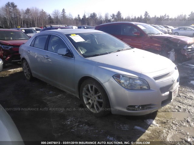 1G1ZE5E10BF111907 - 2011 CHEVROLET MALIBU LTZ SILVER photo 1