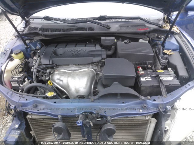 4T4BF3EK4BR101915 - 2011 TOYOTA CAMRY SE/LE/XLE 蓝色 照片 10