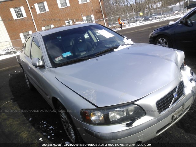 YV1RH59HX42391488 - 2004 VOLVO S60 2.5T SILVER photo 1