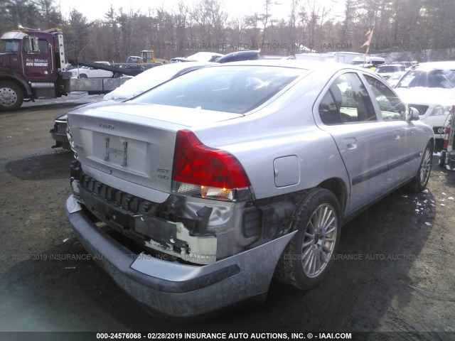 YV1RH59HX42391488 - 2004 VOLVO S60 2.5T SILVER photo 4