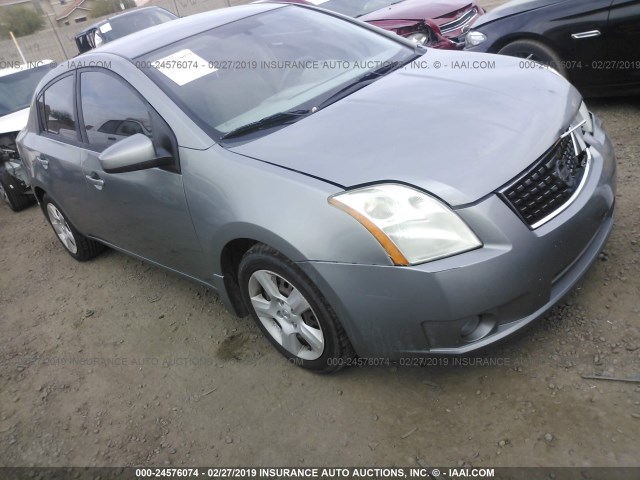 3N1AB61E98L686018 - 2008 NISSAN SENTRA 2.0/2.0S/2.0SL GRAY photo 1