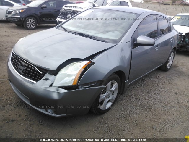 3N1AB61E98L686018 - 2008 NISSAN SENTRA 2.0/2.0S/2.0SL GRAY photo 2