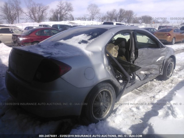 1G2ZF55B664211108 - 2006 PONTIAC G6 SE SILVER photo 4