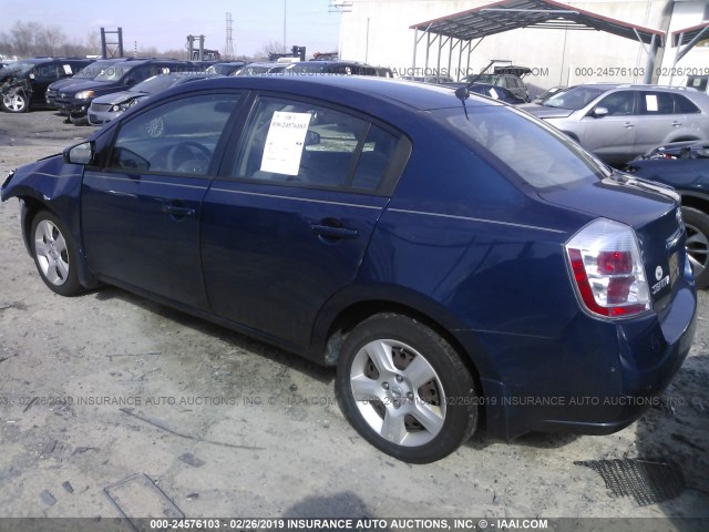 3N1AB61E28L735298 - 2008 NISSAN SENTRA 2.0/2.0S/2.0SL BLUE photo 3