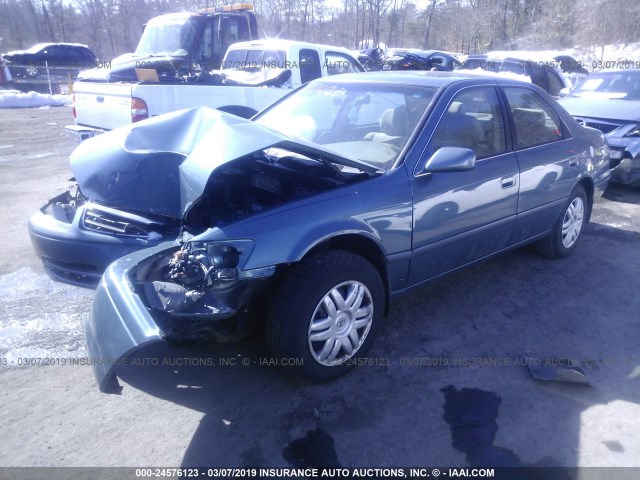 4T1BG22K81U817155 - 2001 TOYOTA CAMRY CE/LE/XLE 蓝色 照片 2