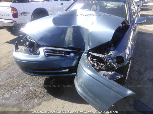 4T1BG22K81U817155 - 2001 TOYOTA CAMRY CE/LE/XLE 蓝色 照片 6