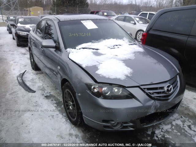 JM1BK323651284344 - 2005 MAZDA 3 S GRAY photo 1