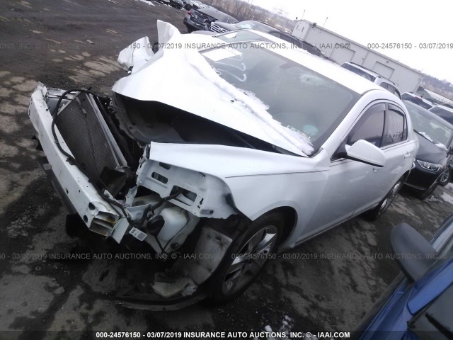 1G1ZC5E04AF183236 - 2010 CHEVROLET MALIBU 1LT თეთრი ფოტო 2