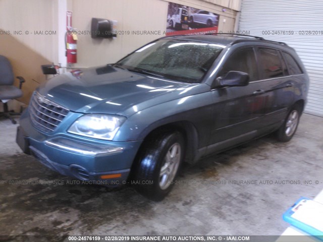 2A4GM68476R878448 - 2006 CHRYSLER PACIFICA TOURING BLUE photo 2