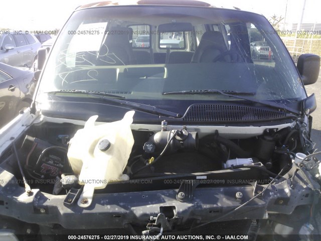 1GCFG15X231204976 - 2003 CHEVROLET EXPRESS G1500  WHITE photo 10