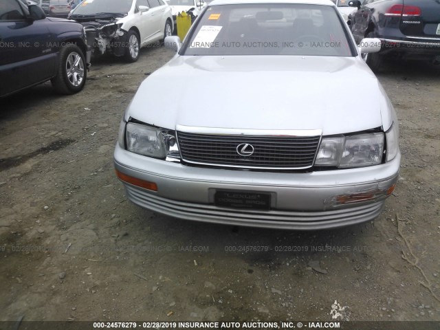 JT8UF11E5M0081601 - 1991 LEXUS LS 400 SILVER photo 6