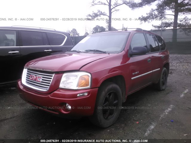 1GKDS13S122322026 - 2002 GMC ENVOY RED photo 2