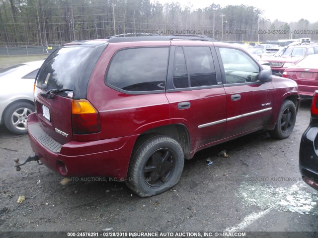 1GKDS13S122322026 - 2002 GMC ENVOY RED photo 4