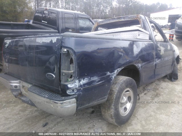 2FTRF17254CA52712 - 2004 FORD F-150 HERITAGE CLASSIC BLUE photo 4