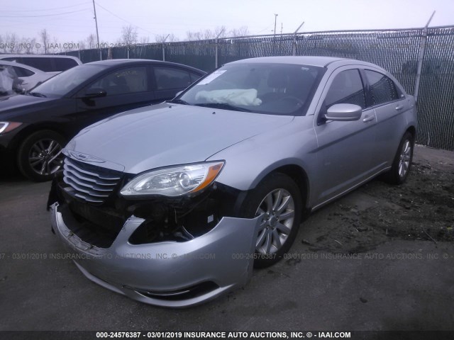 1C3CCBBB7CN278050 - 2012 CHRYSLER 200 TOURING SILVER photo 2