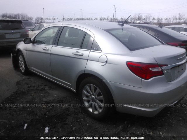 1C3CCBBB7CN278050 - 2012 CHRYSLER 200 TOURING SILVER photo 3