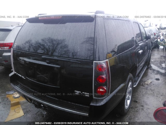 1GKFK66857J219694 - 2007 GMC YUKON XL DENALI BLACK photo 4