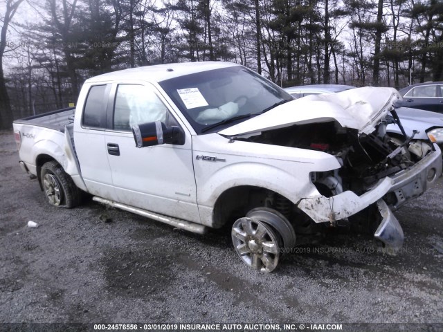 1FTFX1ET4DFA51678 - 2013 FORD F150 SUPER CAB WHITE photo 1